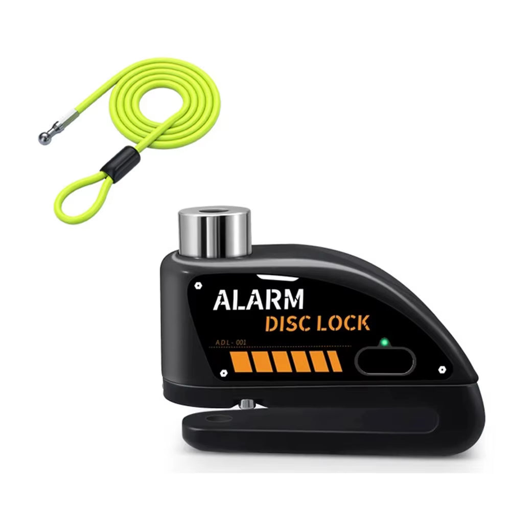 Motorcycle Alarm Disc Brake Lock Security Moto Wheel Disk Padlock Waterproof 120Db Loud anti Theft Alarma Motorcycle Disc Lock
