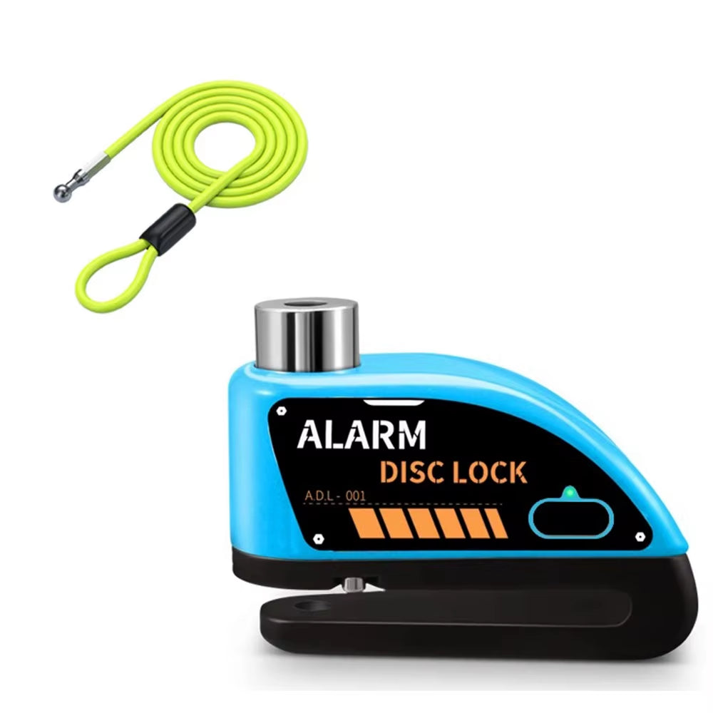 Motorcycle Alarm Disc Brake Lock Security Moto Wheel Disk Padlock Waterproof 120Db Loud anti Theft Alarma Motorcycle Disc Lock
