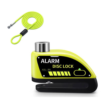 Motorcycle Alarm Disc Brake Lock Security Moto Wheel Disk Padlock Waterproof 120Db Loud anti Theft Alarma Motorcycle Disc Lock